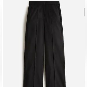 Jcrew Full-length wide-leg tuxedo pant in Italian wool, NWT, size 14